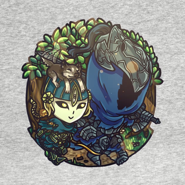 Artorias & Ciaran by tinypolart